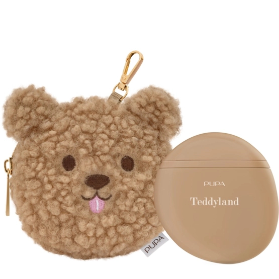Pupa Milano Teddyland Krem do rąk z kosmetyczką - brelokiem - 003 Milk and Coffee Beans, 10 ml