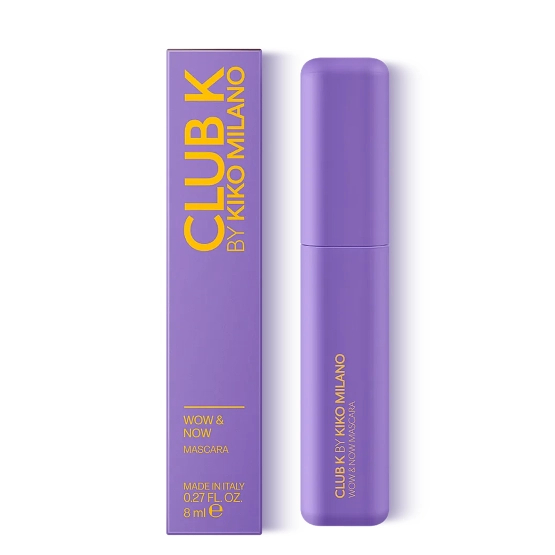 KIKO Milano Club K Wow & Now Mascara - Kolorowy tusz do rzęs dodający objętości, wydłużający i podkręcający 4