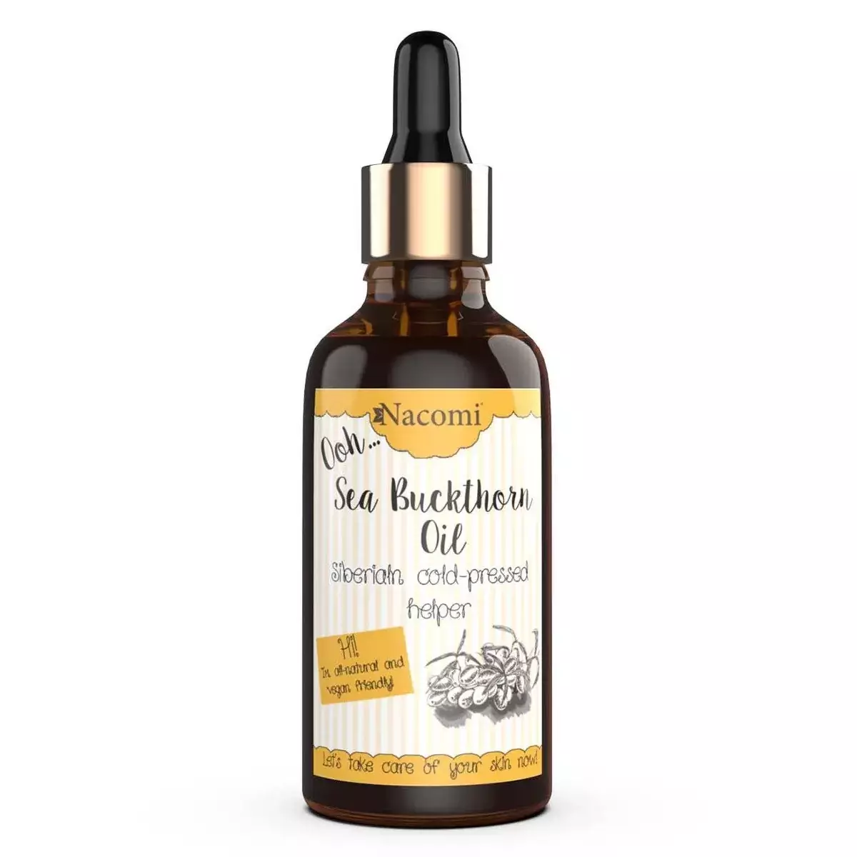 Nacomi Olej rokitnikowy zimnotłoczony, nierafinowany 50ml