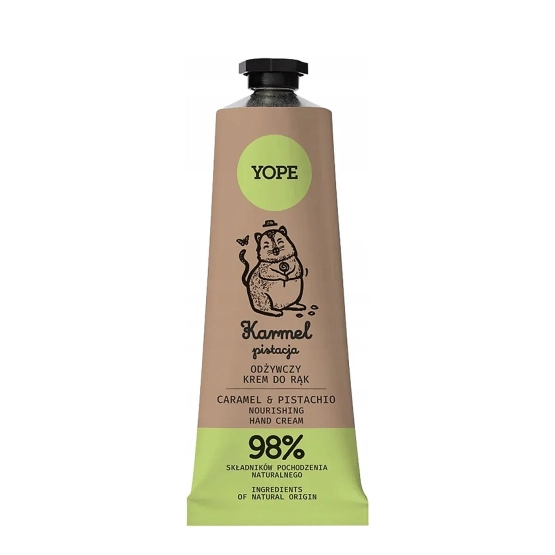 YOPE Botanica Pistacja Karmel Krem do rąk 50 ml