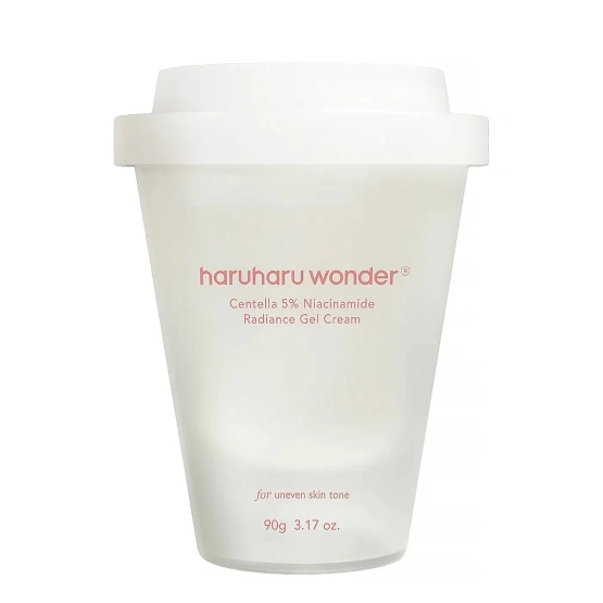 Haruharu Wonder Centella 5% Niacinamide Radiance Gel Cream - Rozświetlający Krem-Żel do Twarzy 90g