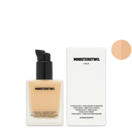 Ministerstwo Dobrego Mydła Care Up No.40 Peach Souffle – Nawilżający podkład do twarzy 30ml