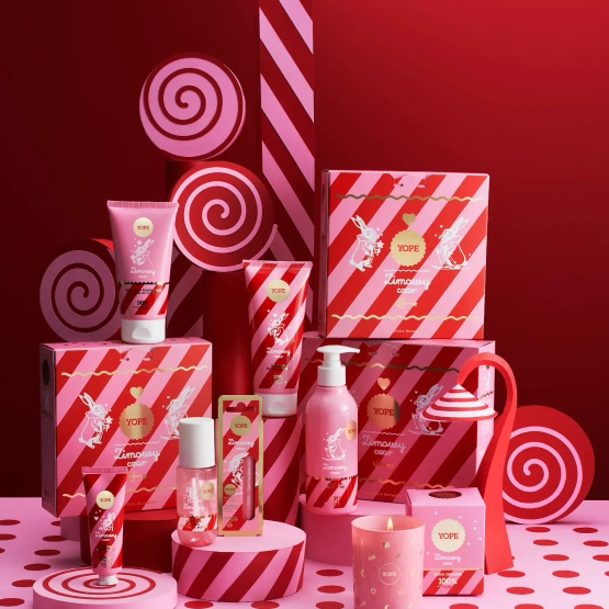 YOPE Zestaw Zimowy Czar Zestaw Prezentowy - Żel pod prysznic 200 ml + Balsam do ciała 150 ml + Krem do rąk 50 ml