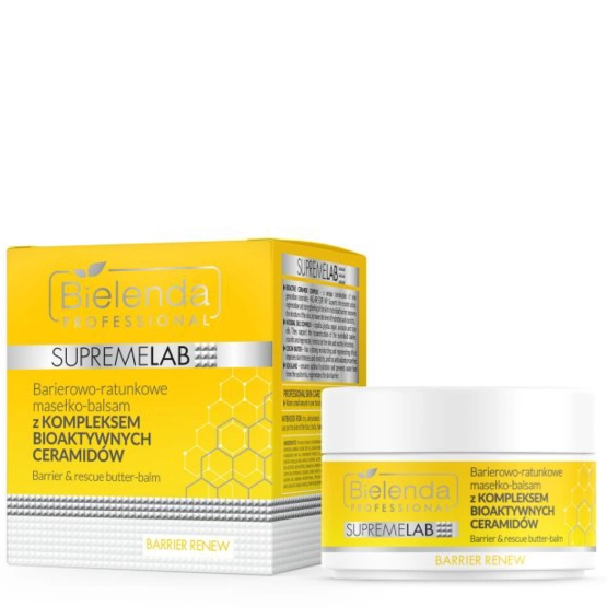 Bielenda Professional Supremelab BARRIER RENEW ratunkowe masełko balsam z kompleksem BIOdostępnych ceramidów 40 g
