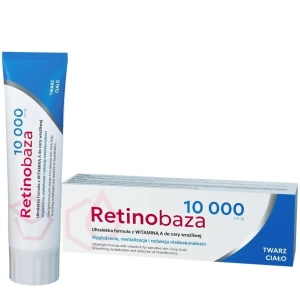 Cremobaza Retinobaza 10000 Farmaceutyczny krem z witaminą A 30g