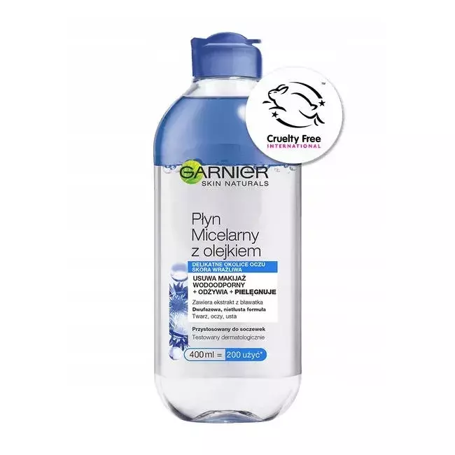 Garnier Skin Naturals Płyn micelarny z olejkiem 400 ml