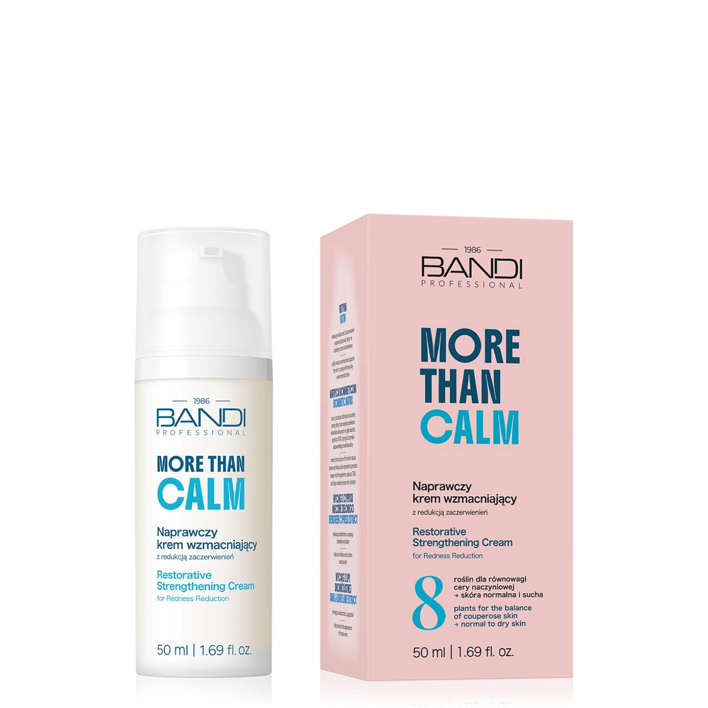 Bandi Professional More Than Calm Naprawczy krem wzmacniający z redukcją zaczerwienień 50ml