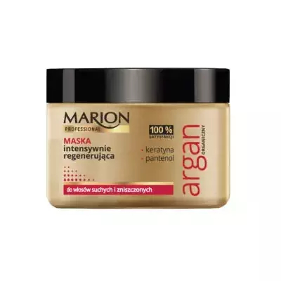 Marion Maska intensywnie regenerująca do włosów suchych i zniszczonych, 450g MARION PROFESSIONAL