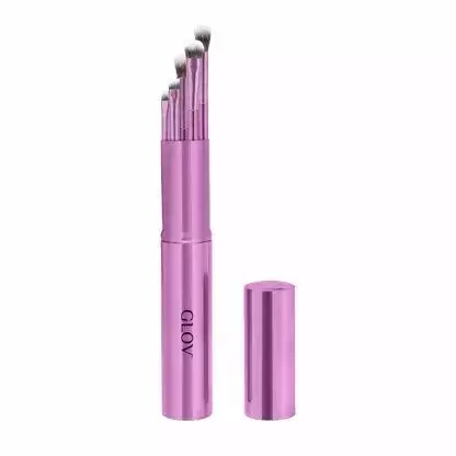 GLOV Zestaw pędzli do makijażu oczu GLOV Eye Brushes fioletowy