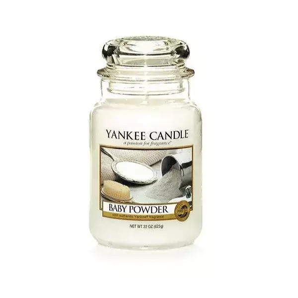 Yankee Candle ŚWIECA W SŁOIKU DUŻA Baby Powder
