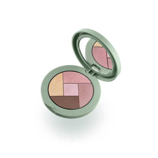 KIKO Milano Kind by KIKO Soft Touch Eyeshadow Palette paleta 5 cieniami do powiek o różnych wykończeniach 01 Petal Pulse 4g