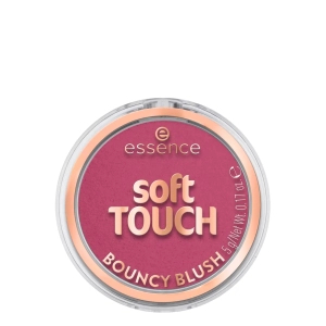 essence SOFT TOUCH BOUNCY BLUSH 20 20 Electric Peony Kremowo-pudrowy róż do policzków 5g