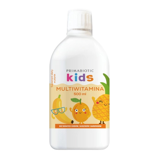 OUTLET Primabiotic Multiwitamina Kids 500ml - Data ważności 2026-12-10