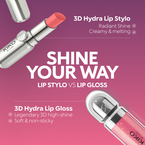 KIKO Milano 3D Hydra Lipgloss zmiękczający błyszczyk do ust z efektem 3D 26 Sparkling Hibiscus Pink 6.5ml