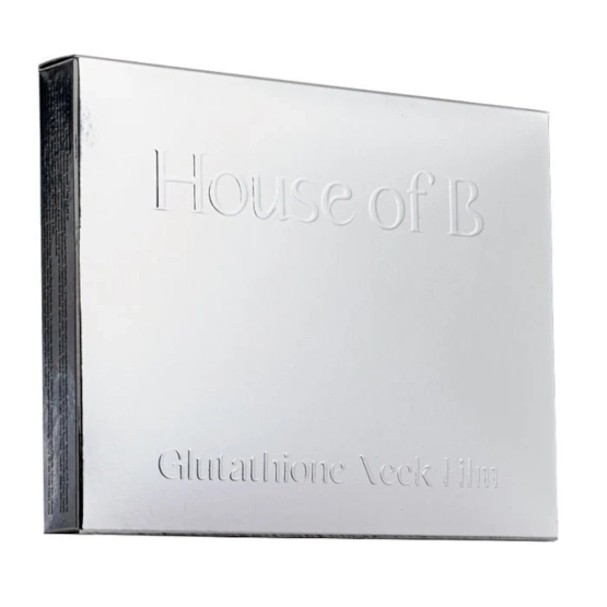 House of B Glutathione Anti-Wrinkle Neck Mask - przeciwzmarszczkowa maska na szyję z glutationem zestaw 5szt.