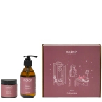 Mokosh Zestaw Świąteczny PERFUMY VINTAGE - Cisza - Odżywczy balsam do ciała + Nawilżający żel do mycia ciała i dłoni