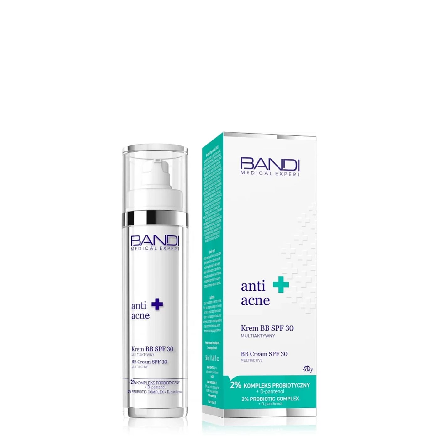 Bandi Professional Medical Expert anti acne Krem BB SPF30 50 ml