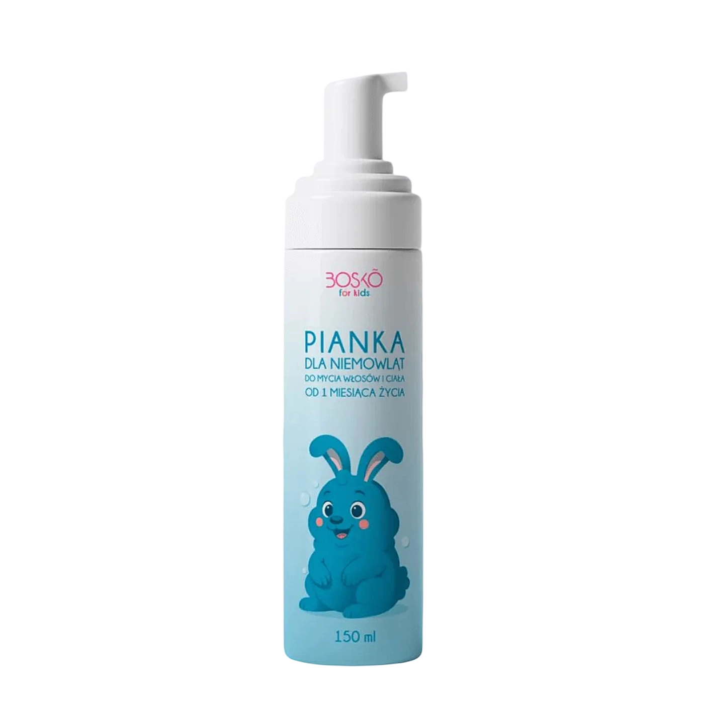 BOSKO Cosmetics for Kids Pianka do mycia włosów i ciała dla niemowląt od 1 miesiąca życia 150ml