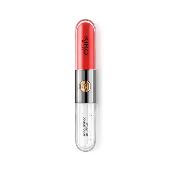 KIKO Milano Unlimited Double Touch dwuetapowa płynna pomadka do ust 115 Fire Red 6ml