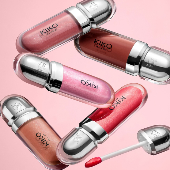 KIKO Milano 3D Hydra Lipgloss zmiękczający błyszczyk do ust z efektem 3D 26 Sparkling Hibiscus Pink 6.5ml