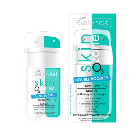 Bielenda SKIN O3 ZONE Double booster ozonowe serum dotleniająco nawilżające 2x7,5 ml