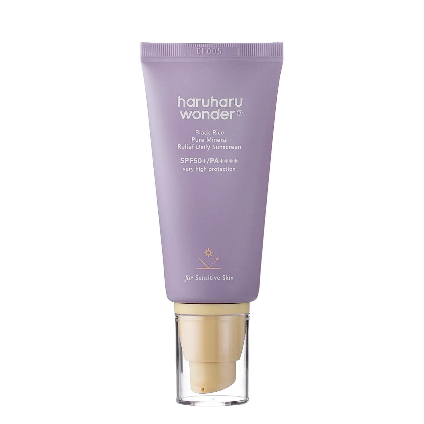 Haruharu Wonder Black Rice Pure Mineral Relief Daily Sunscreen SPF50+/PA++++ Mineralny krem przeciwsłoneczny do twarzy 50ml