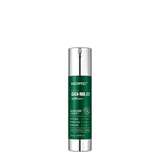 Medi-Peel Phyto Cica-Nol B5 3000 Shot Serum delikatnie peelinujące serum z mikroigłami i kompleksem CICA do cery wrażliwej 50ml