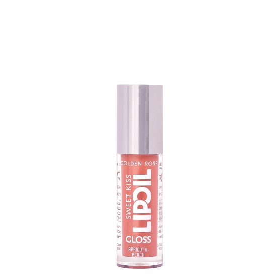 Golden Rose SWEET KISS OLEJEK DO UST Z EFEKTEM BŁYSZCZYKA APRICOT & PEACH 02