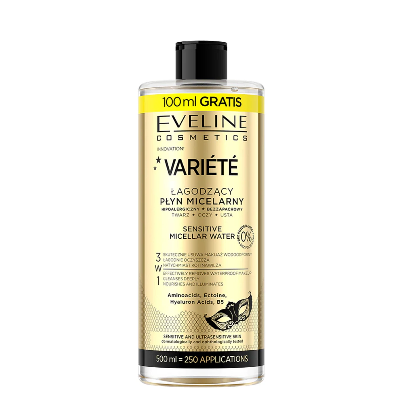 Eveline Cosmetics Variete Łagodzący płyn micelarny 500ml