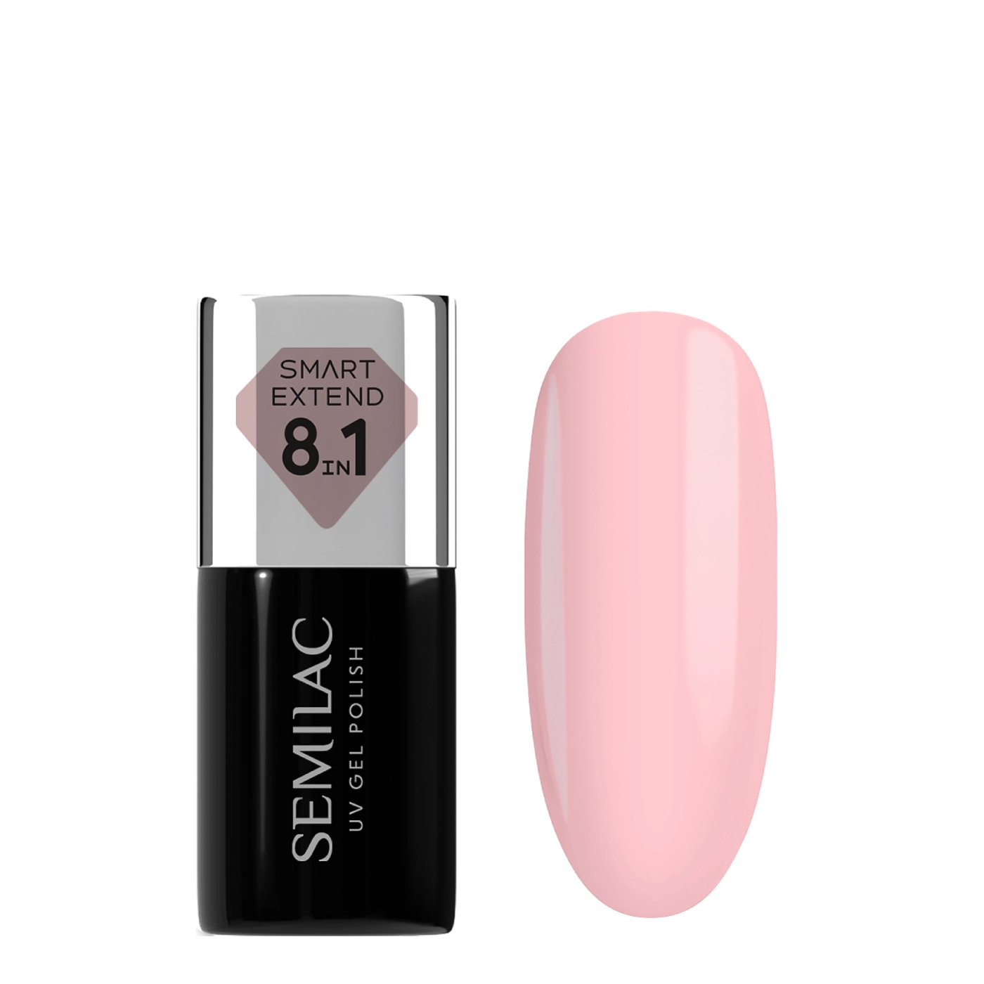 Semilac Smart Extend 8 w 1 Lakier hybrydowy Soft Blush 824 7 ml