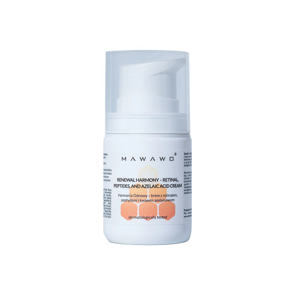 Mawawo Harmonia odnowy Krem z retinalem, peptydami i kwasem azelainowym 50ml
