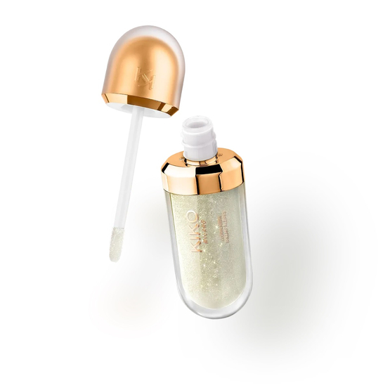 KIKO Milano Juicy Fizz 3D Hydra Lip Gloss Limited Edition nawilżający błyszczyk do ust z olejkiem z marakui z efektem 3D 01 Tropical Zest 6.5ml