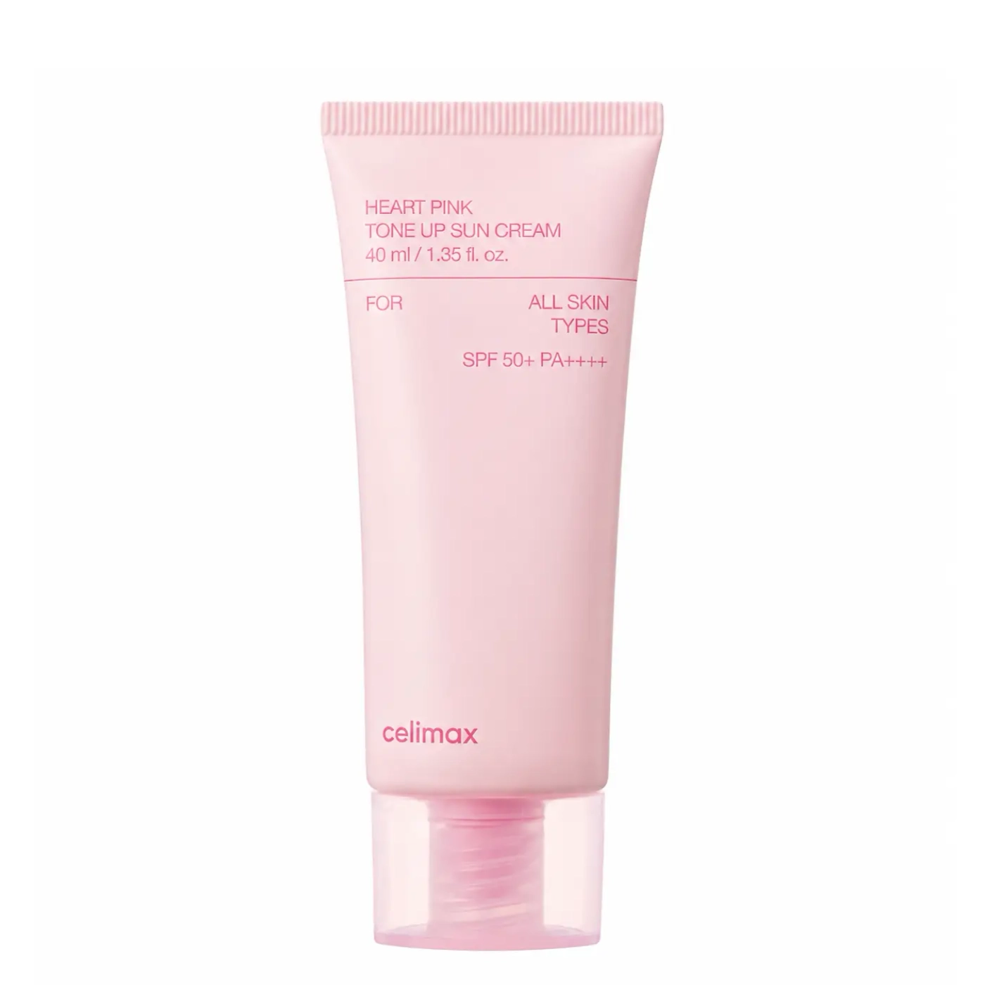 Celimax Heart Pink Tone-Up Sun Cream - Krem przeciwsłoneczny z różowym pigmentem i SPF50+ 40ml
