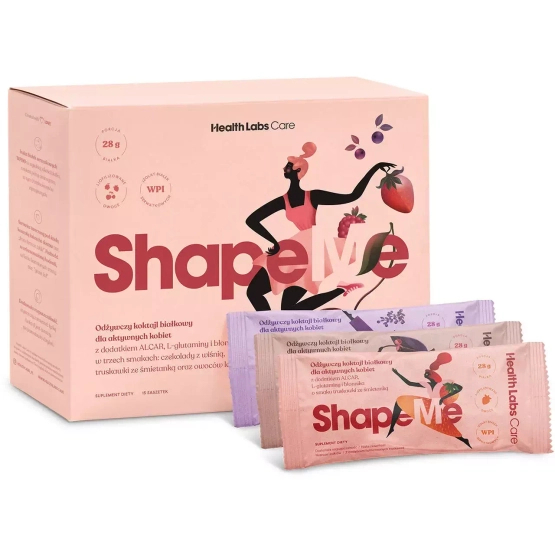 Health Labs Care ShapeMe Odżywczy koktajl białkowy mix smaków 15 saszetek