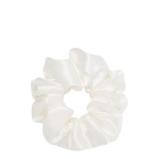 Almania gumka do włosów Scrunchie jedwabna – kość słoniowa
