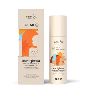 Resibo OUR LIGHTEST Ultralekki krem do twarzy z antyoksydantami SPF 50 50ml