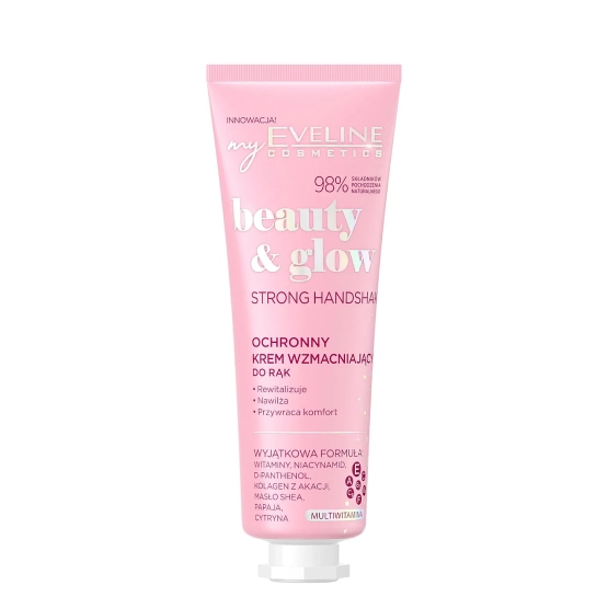 Eveline Cosmetics BEAUTY&GLOW Ochronny krem wzmacniający do rąk 50 ML