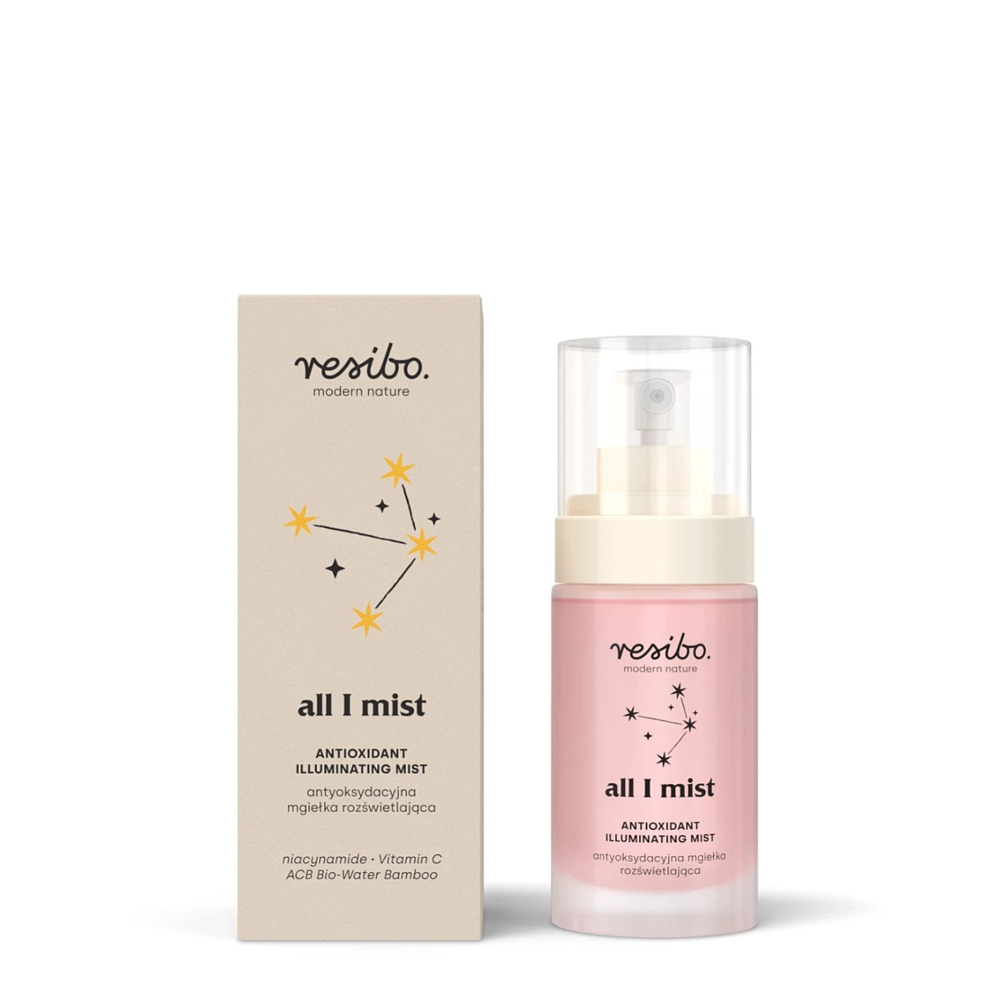 Resibo ALL I MIST antyoksydacyjna mgiełka rozświetlająca 30 ml