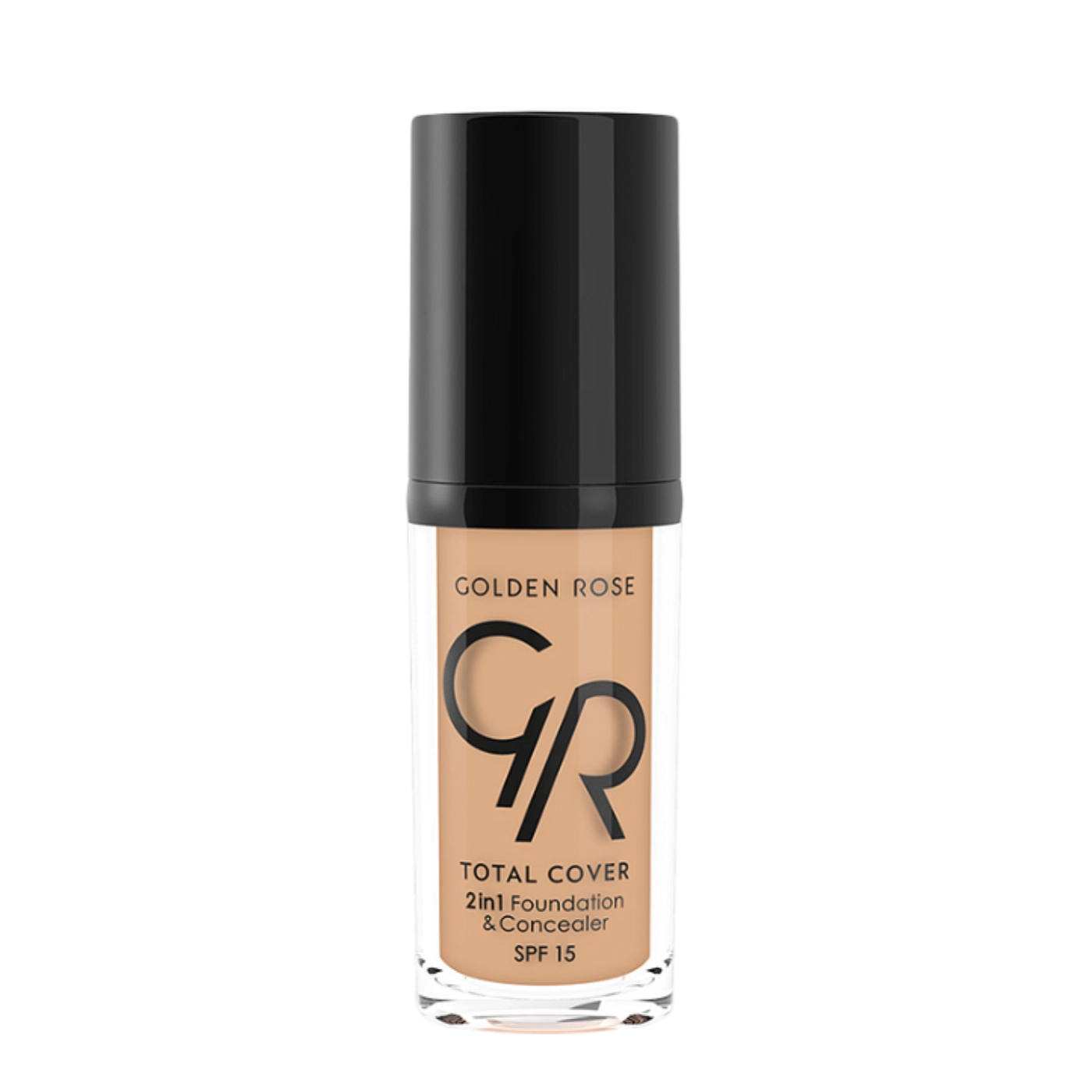 Golden Rose Total Cover 2 in 1 Foundation & Concealer - Kryjący podkład i korektor 2 w 1 - 04