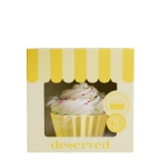 DESERVED Bath Bomb Lemon Cream Cupcake - Kula do kąpieli CYTRYNOWA BABECZKA 100g