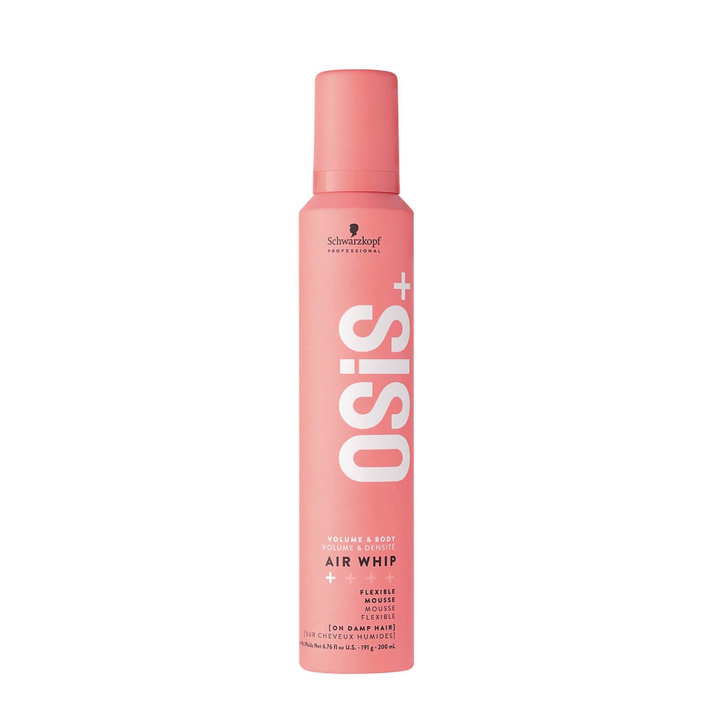 Schwarzkopf Professional Osis+ Air Whip Flexible Mousse Elastyczna pianka nadająca objętość włosom 200ml