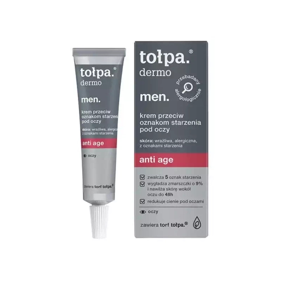 tołpa. dermo men. anti age krem przeciw oznakom starzenia pod oczy, 10 ml