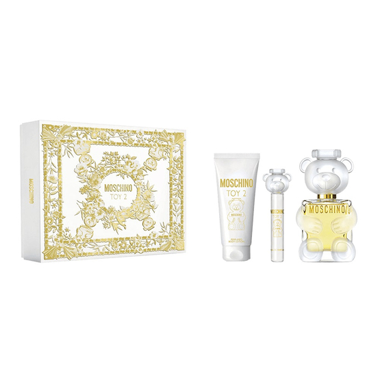Moschino Toy 2 zestaw woda perfumowana spray 100ml + balsam do ciała 100ml + miniatura wody perfumowanej 10ml