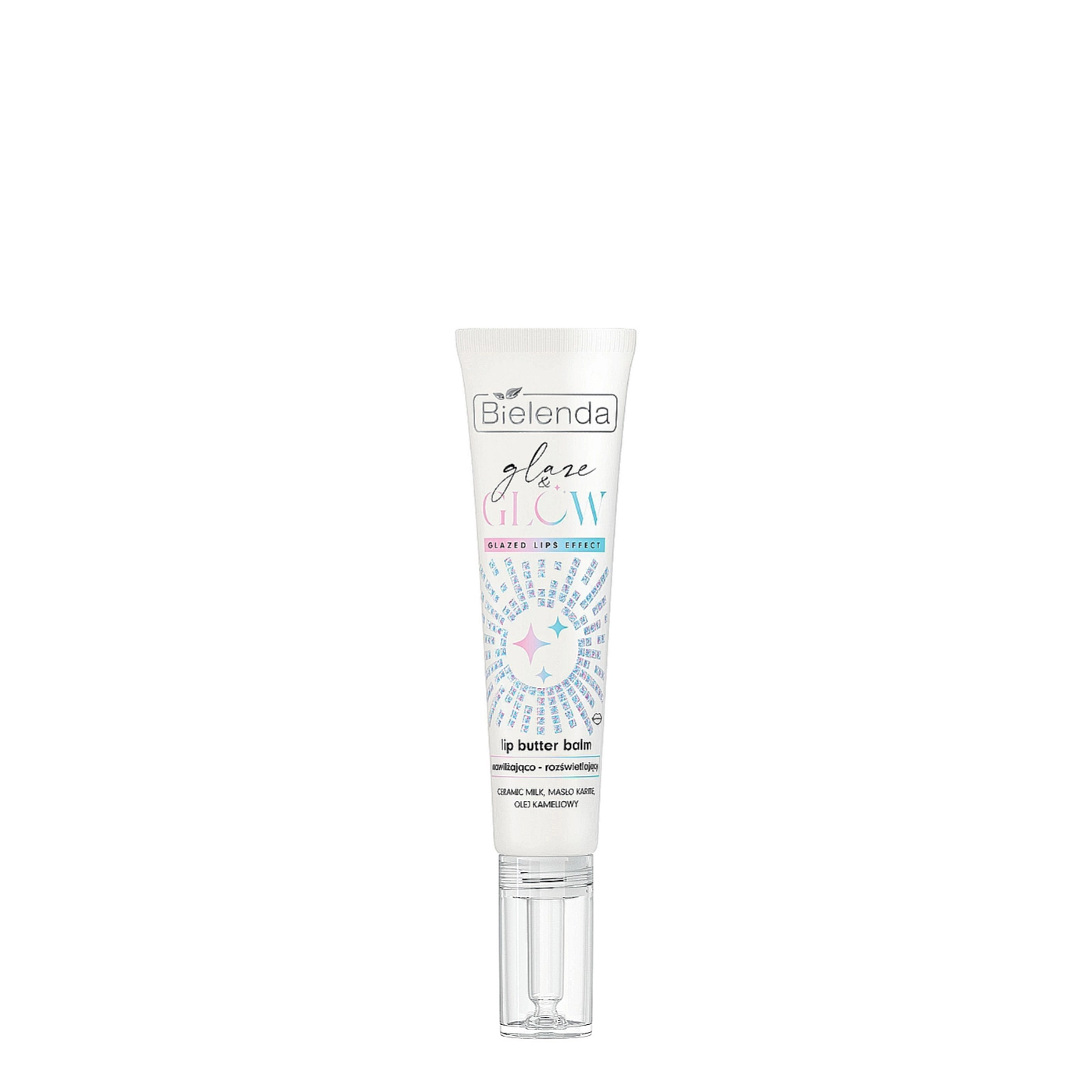 Bielenda GLAZE & GLOW Lip butter balm nawilżająco-rozświetlający White Pearl 10 g