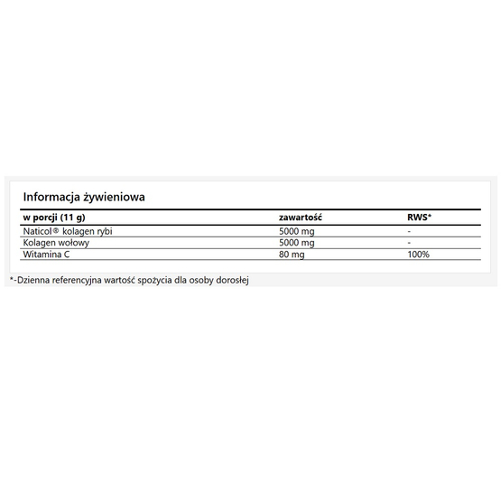 Noctua Noctacoll suplement diety w proszku smak ananasowy 180g