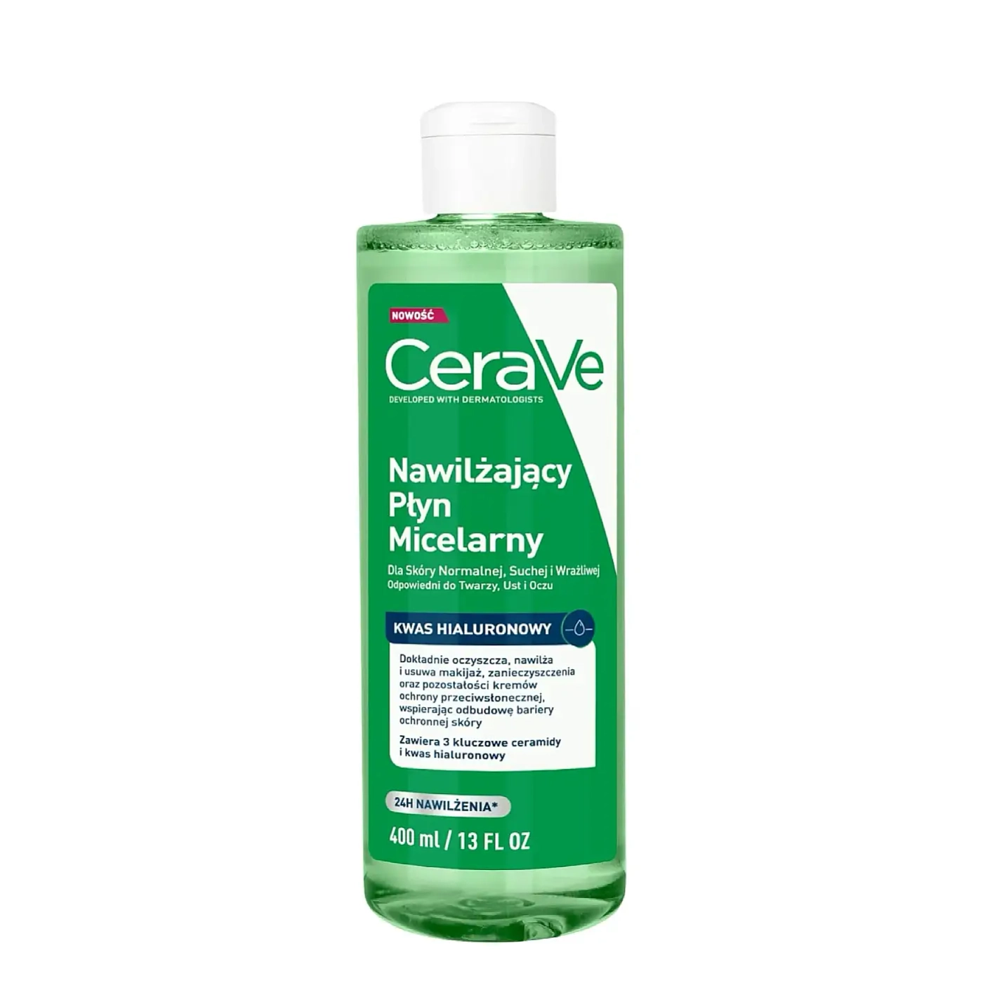 CeraVe Nawilżający płyn micerlarny dla skóry normalnej, suchej i wrażliwej 400ml