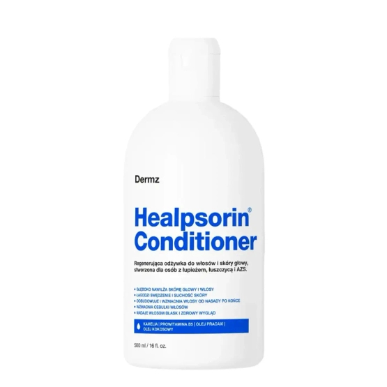 Dermz Labs Healpsorin Conditioner - Odżywka regenerująca do włosów i skóry głowy 500 ml