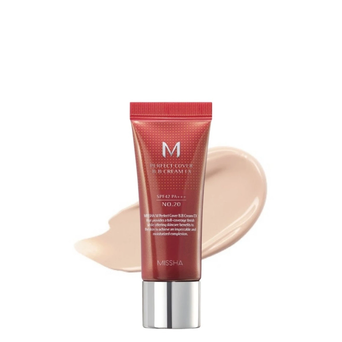 MISSHA Perfect Cover BB Cream #20 SPF42 PA+++ Nawilżający krem BB (Cool Beige) 20ml