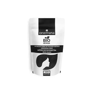 OUTLET Orientana Bio Henna HEBANOWA CZERŃ do włosów półdługich i krótkich 50g