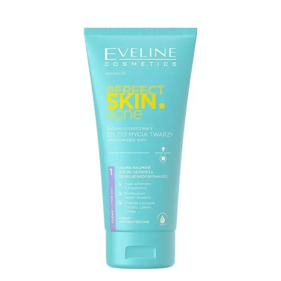 Eveline Cosmetics PERFECT SKIN ACNE Żel do mycia twarzy odblokowujący pory 150ml